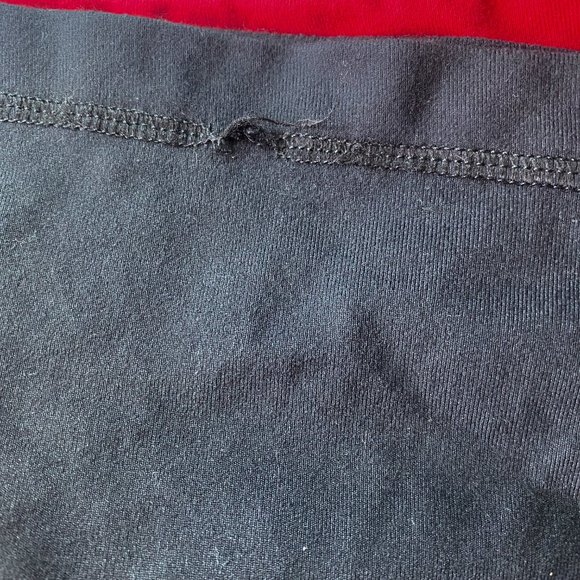 Vintage Lululemon Red/White/Black Groove Flare Yoga Pants - Size 8 TALL - Picture 10 of 10